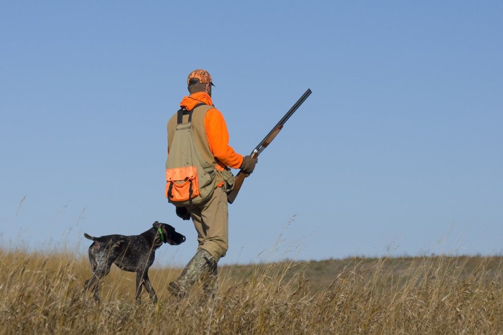 out hunting