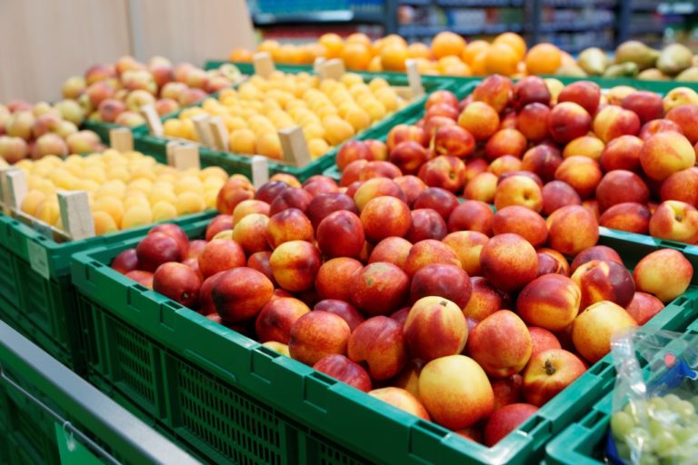 fruits in the store