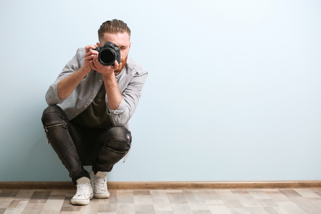 photographer taking shots