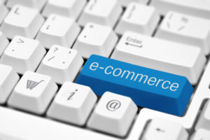 the word ecommerce on a keyboard button
