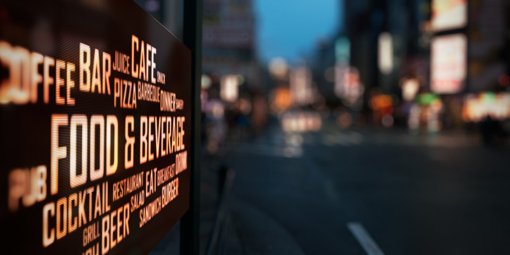 food sign