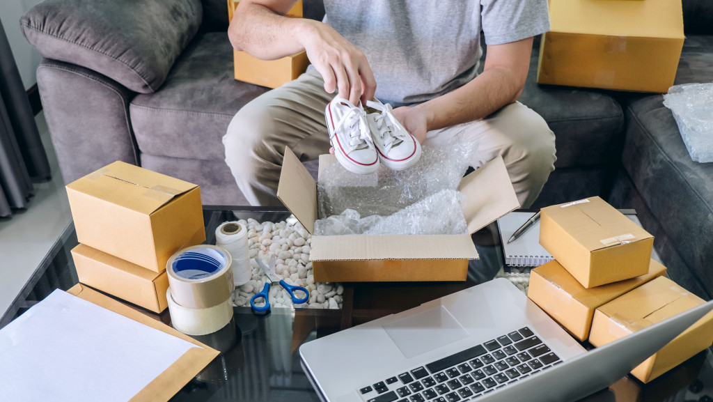 Developing packaging for shoes