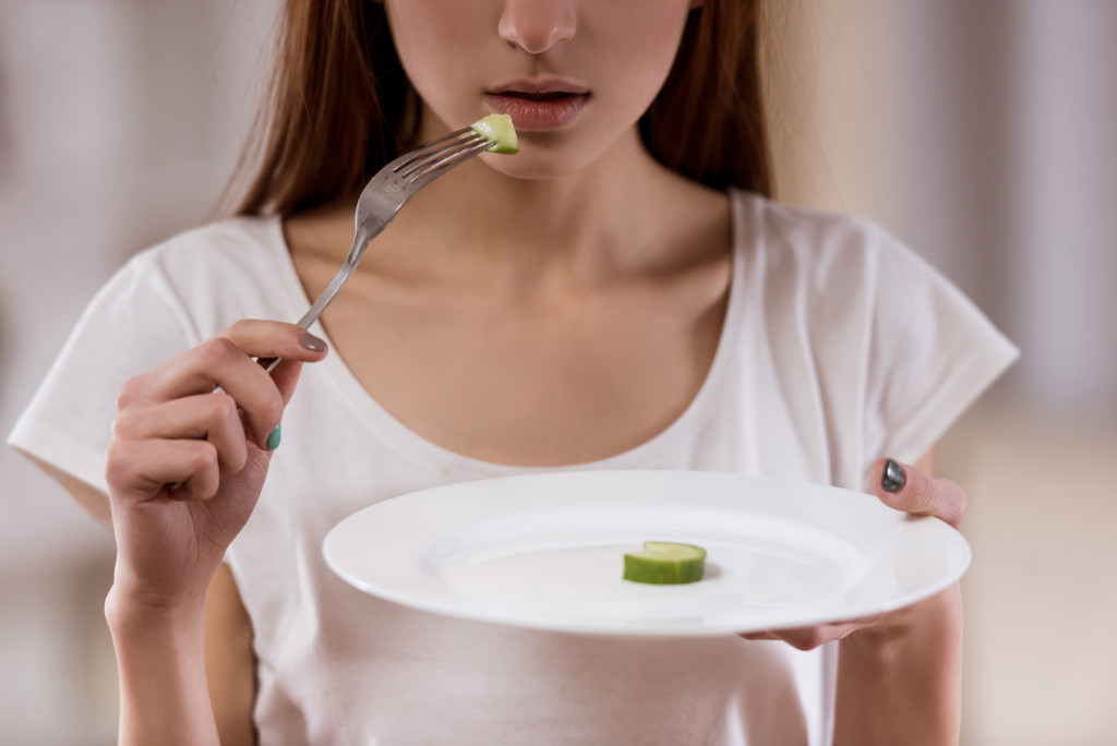 Anorexia in woman